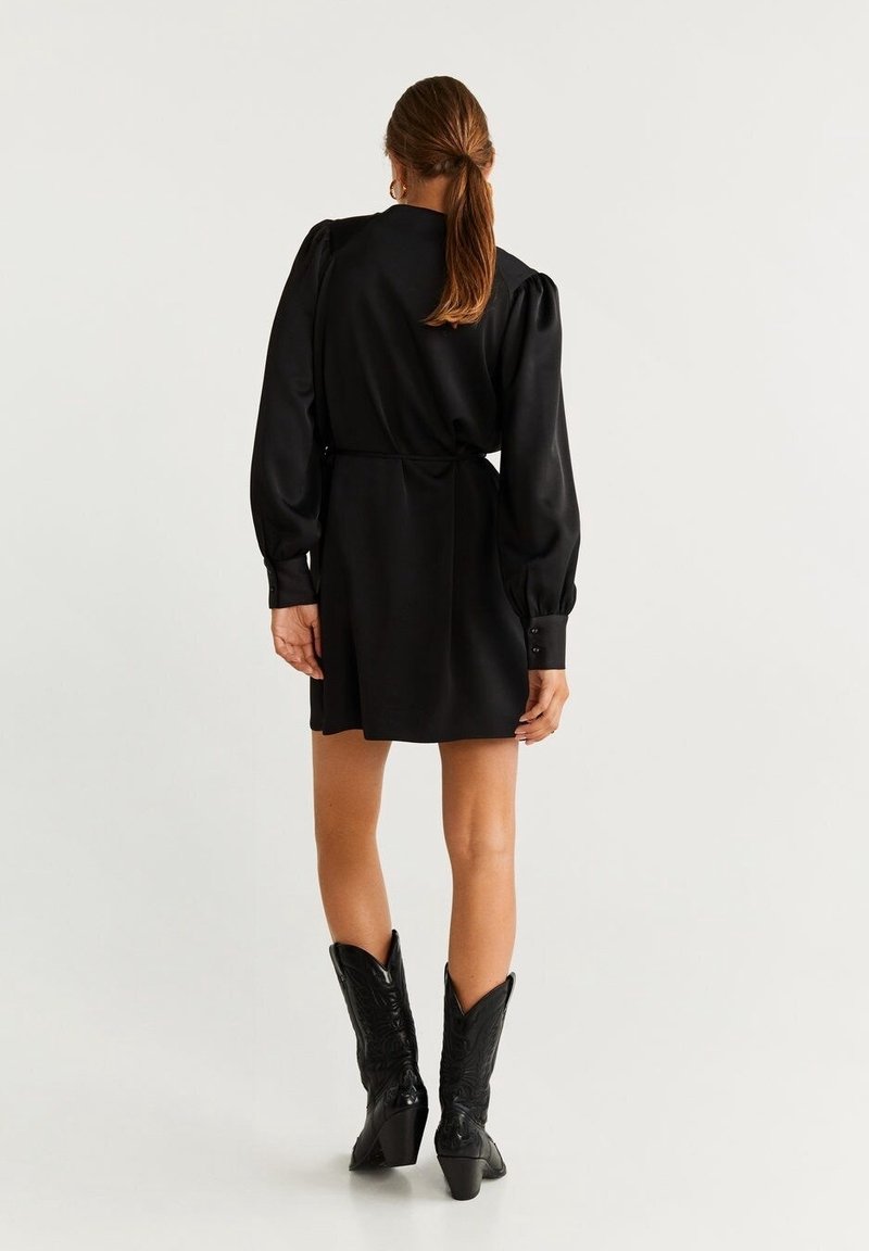 Mango Robe de jour black/noir (Seconde main) ZALANDO