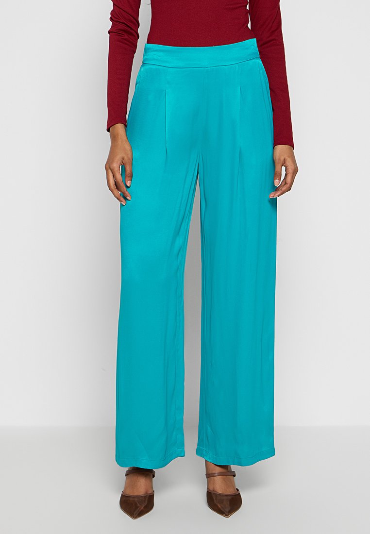 Stefanel Broek turquoise Stefanel Broek turquoise