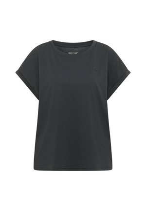 Mustang, T-Shirt basic - schwarz