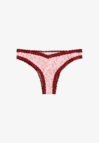 Geselecteerd, pink candy cane print