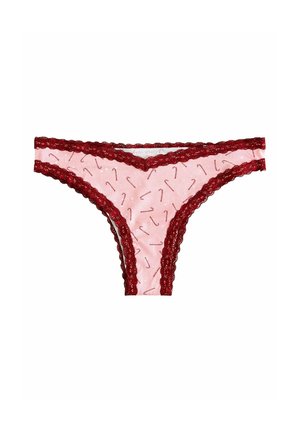 BRAZILIAN FIT - CHRISTMAS - Slip - pink candy cane print