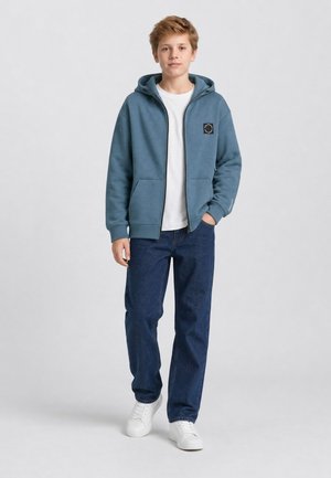 Petrol Industries, SCUBA ZIP-UP HOODIE STEELPLACE - Sweater met rits - storm blue
