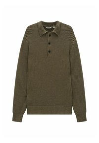 CARLOS - Long sleeved top - dk green