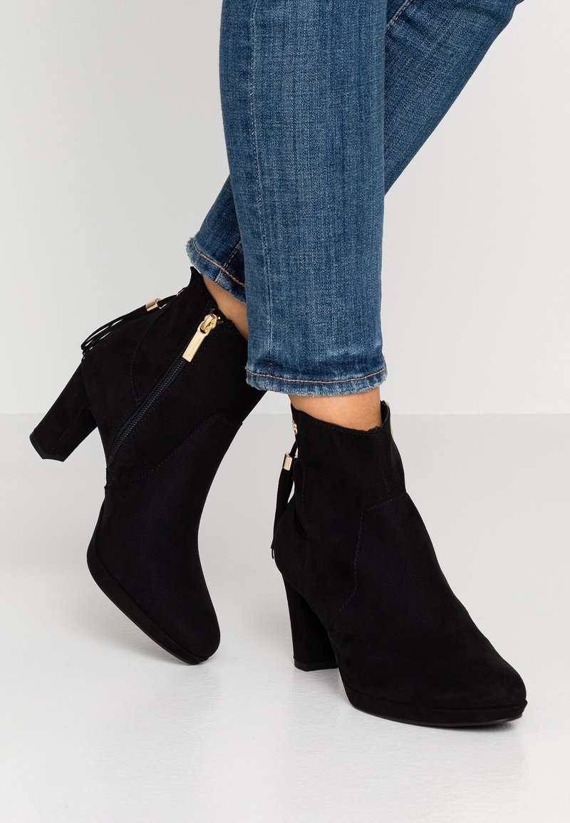 Tamaris Botines bajos - black