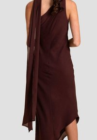 THE-ARE ASIMÉTRICO  - Vestido de fiesta - brown