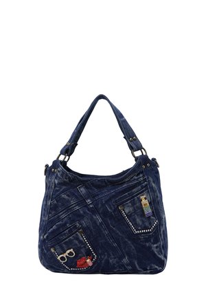 SHOULDER - Handtas - denim