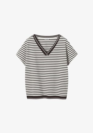 TATUUM, ARTICLE TAG: - ARTICLE NAME: AJSALA - T-shirts print - dark brown