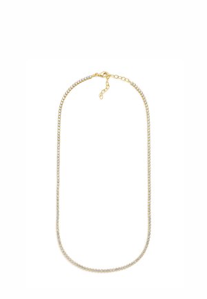 TENNIS-ZIRKONIA - Necklace - zirkonia gold-coloured