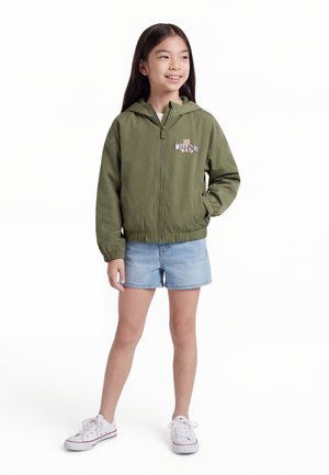 MOSCHINO HOODED JACKET UNISEX - Jachetă subțire - olive green