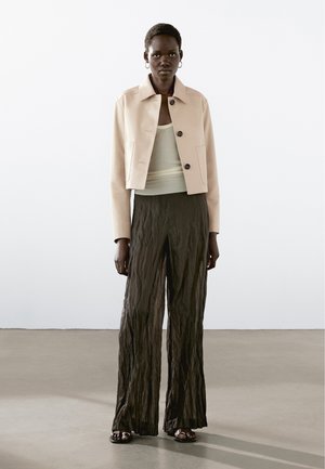 Massimo Dutti CROPPED - Allvädersjacka - beige