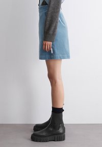 Marc O'Polo DENIM SHAPE - A-linjekjol - petrol blue