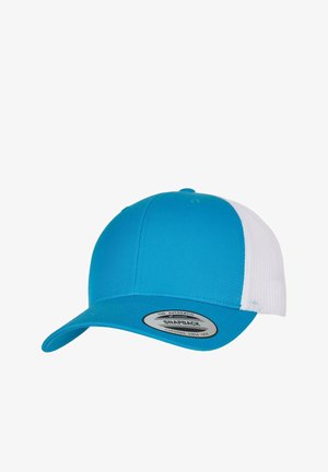 Flexfit RETRO TRUCKER 2-TONE - Cap - turquoise white