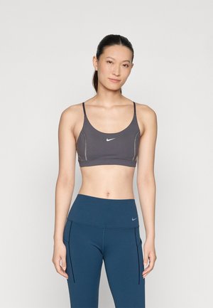 BRA - Sports-BH-er med lett støtte - thunder grey/white