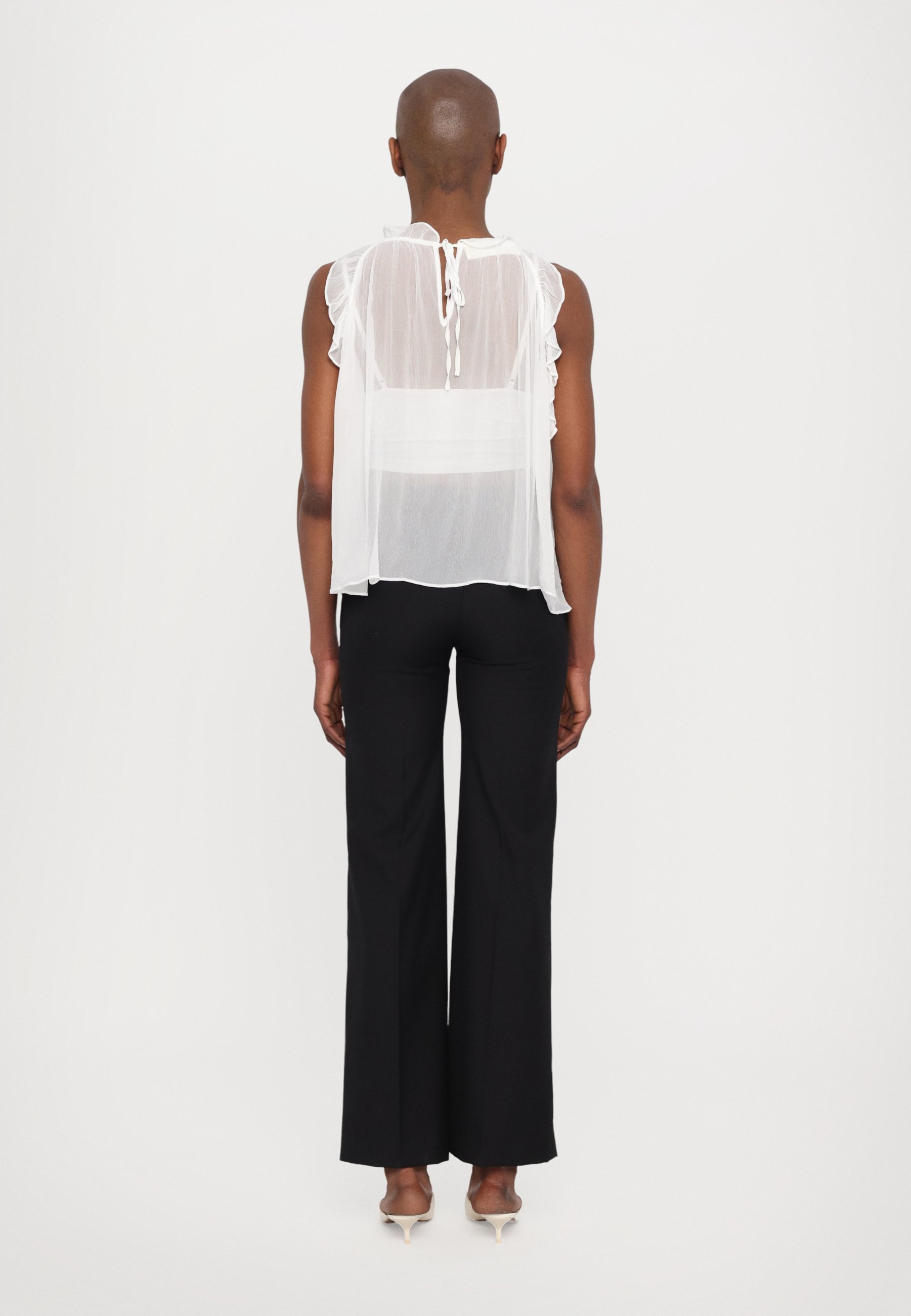 DESIGNERS REMIX IOLA - Top - cream/off-white - Zalando.co.uk