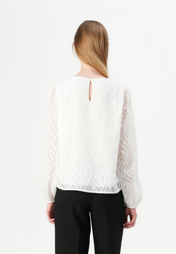 VIMIKA O NECK  - Blouse - cloud dancer2