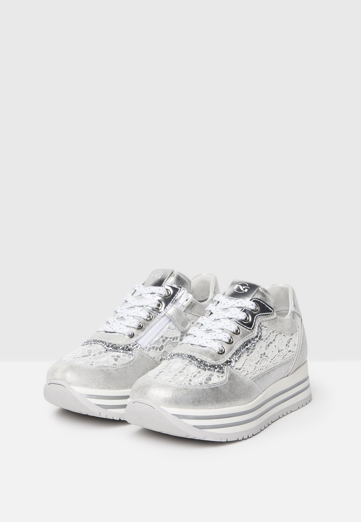 NeroGiardini Sneakers basse - argento/argentato - Zalando.it