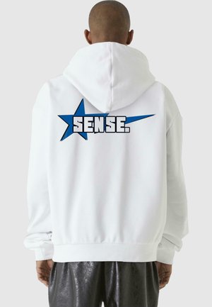 9N1M SENSE STAR - Jersey con capucha - white