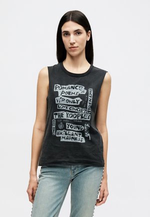 The Kooples DEBARDEUR - Μπλούζα - black washed