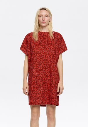 MINI ANIMALSPOTS - Jersey dress - animalspots rojo