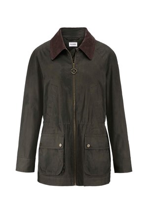 hessnatur, HESSNATUR WACHSJACKE - Parka - oliv