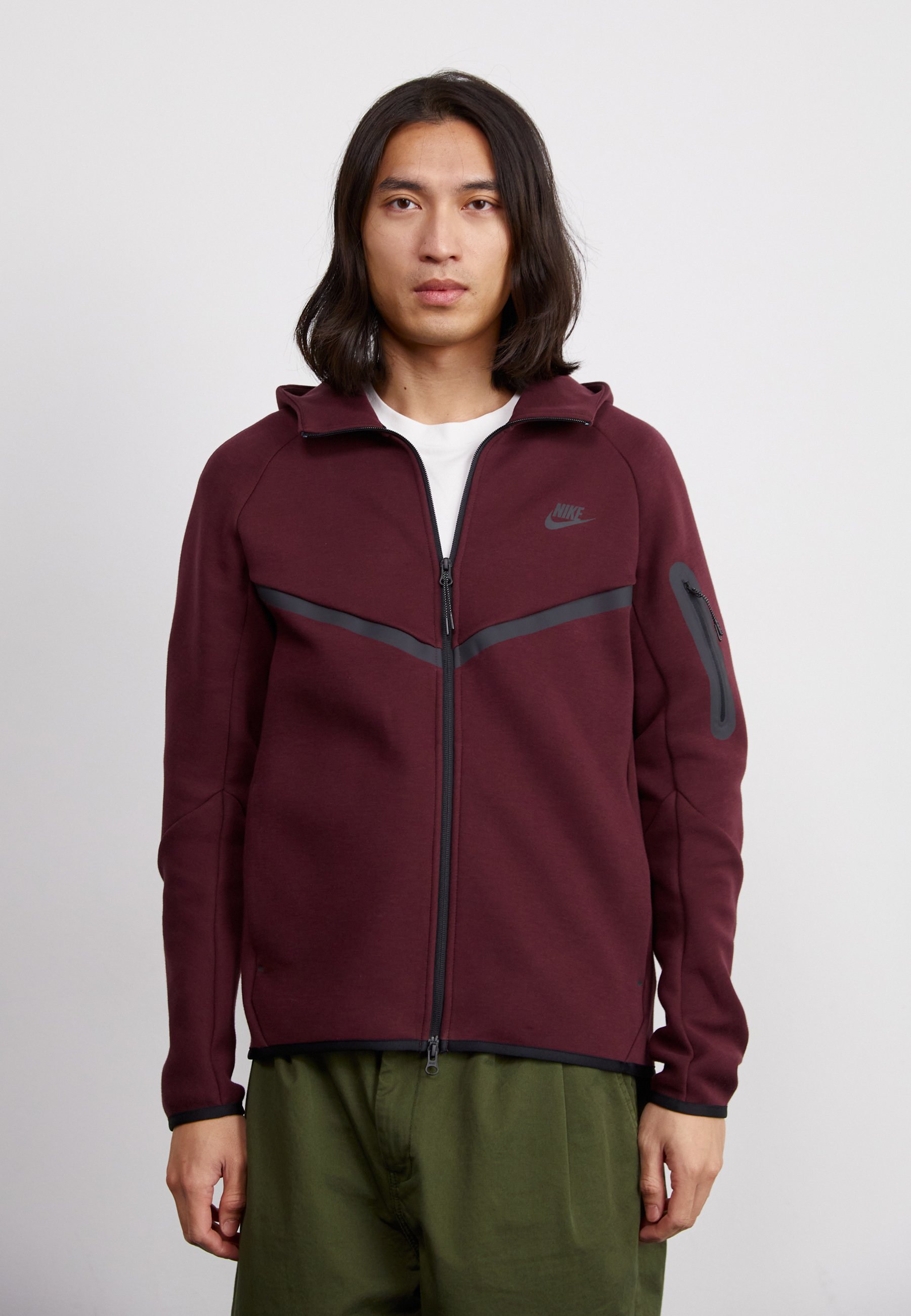 Nike Sportswear TECH FLEECE Sudadera con cremallera burgundy