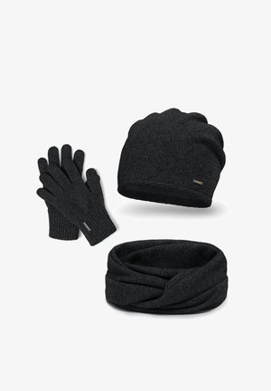 Vivisence, SET - Sjal / Tørklæder - black melange