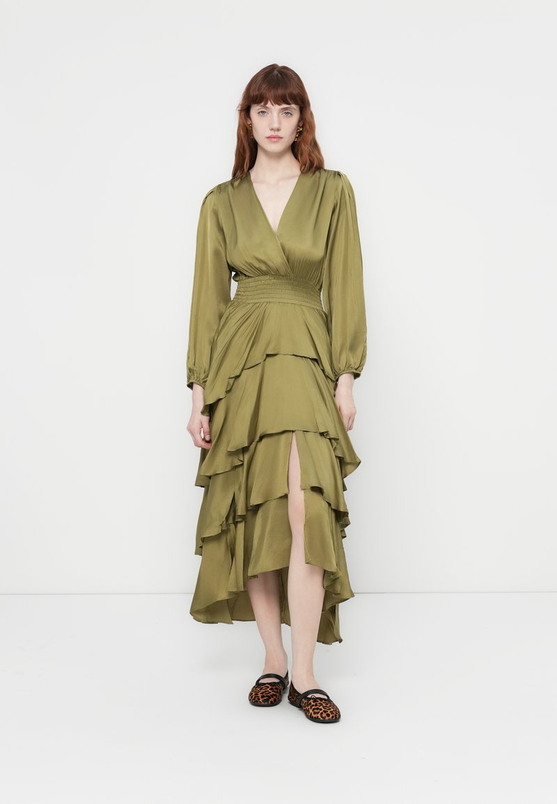 Maje Maxi-jurk kaki