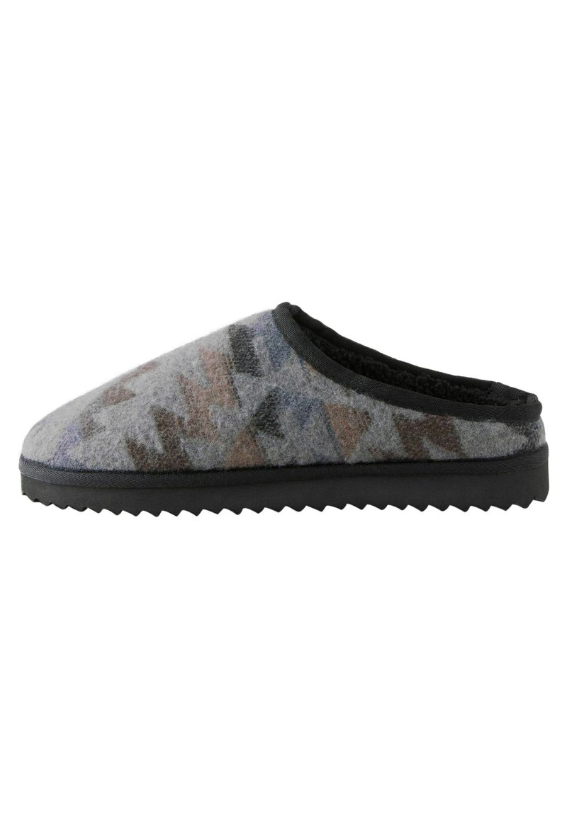 Next REGULAR FIT PATTERNED - Hjemmesko - grey
