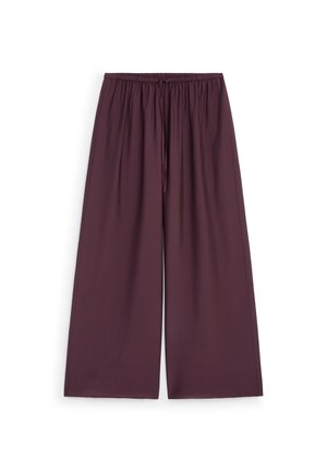 ARKET, ARKET WIDE TROUSERS - Pantalon classique - dark purple