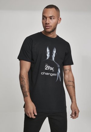 Print T-shirt - black