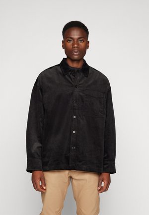BOXY FIT OVERSHIRT - Krekls - black