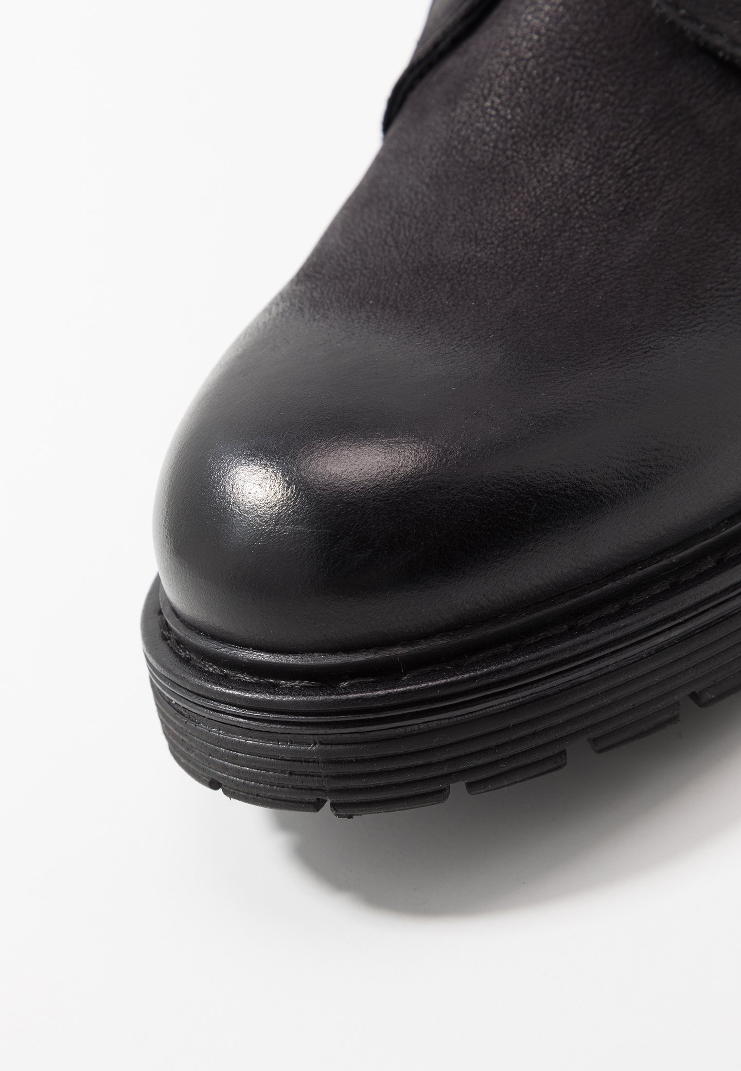 Pier One LEATHER - Veterboots - black/zwart - Zalando.be