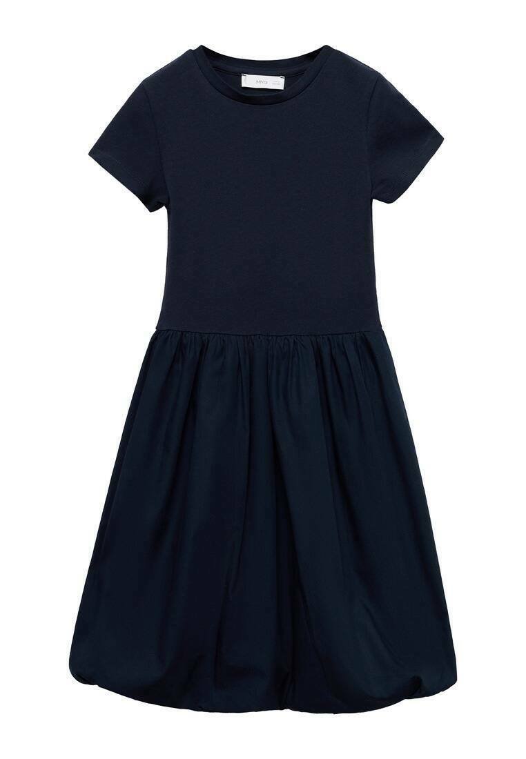 Mango Kids BALLOON Vestito casual bleu marine foncé/blu reale