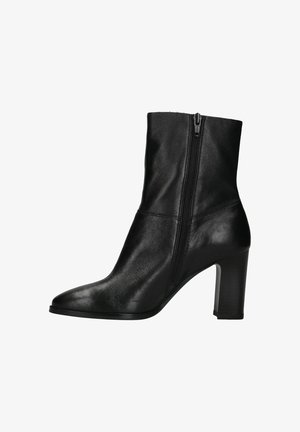 Manfield MIT ABSATZ - Stivaletti con tacco - schwarz