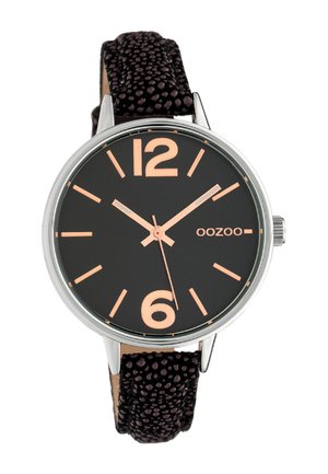 OOZOO Watch - schwarz braun silber
