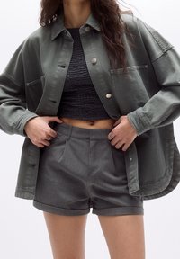 PULL&BEAR Veste en jean - grey