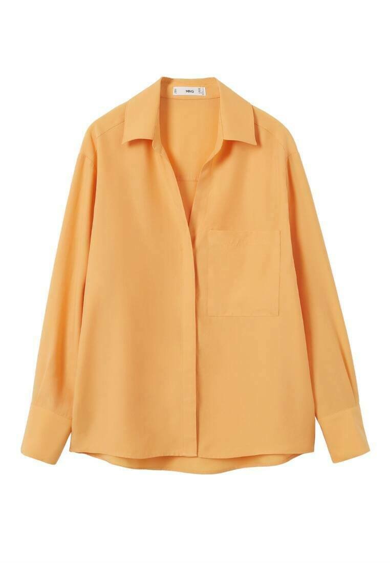 Mango Overhemdblouse oranje