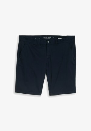 TOM TAILOR, TOM TAILOR HOSEN & CHINO PLUS SIZE - SLIM CHINO SHORTS - Shorts - sky captain blue