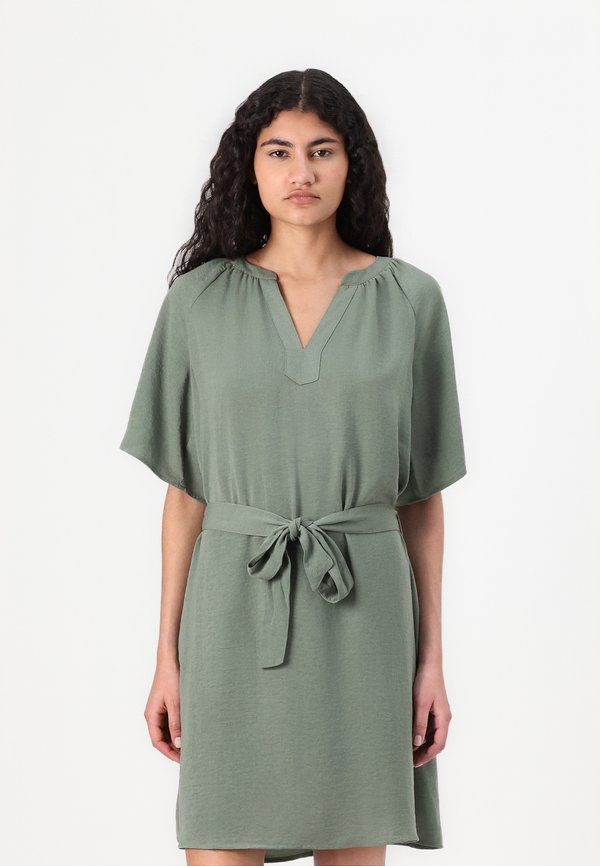 JDYDIVYA LIFE V NECK DRESS - Day dress - sea spray