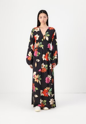 NIGHT BLOOM - Maxi dress - black