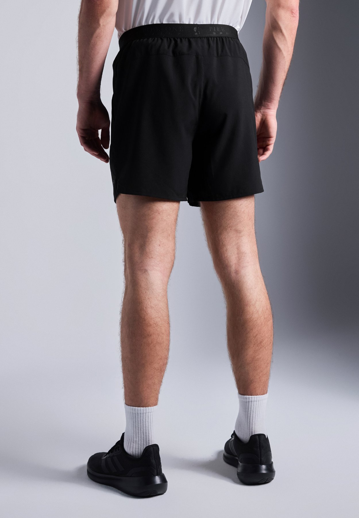 REGULAR FIT SPORT SHORTS WITH LOGO WAISTBAND
