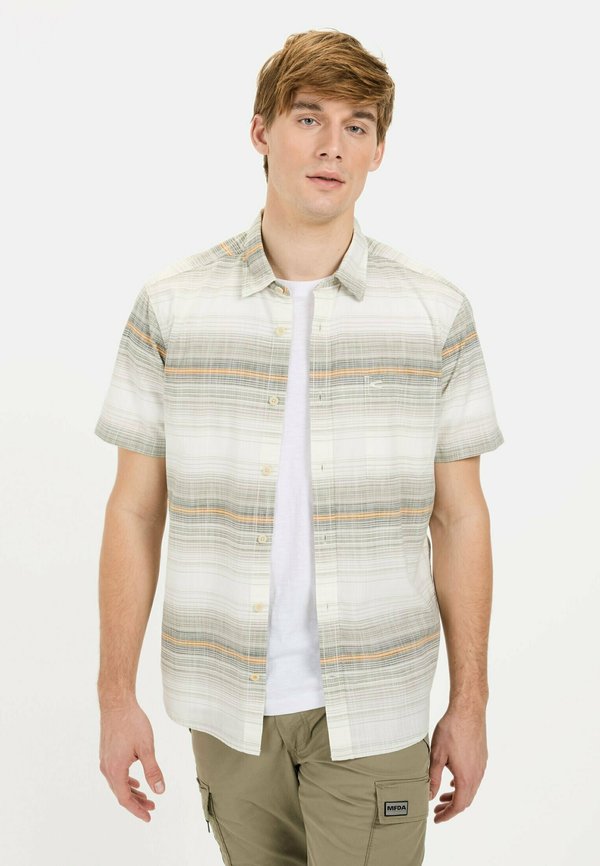 KURZARM AUS MIT KAROMUSTER - Hemd - sunflower