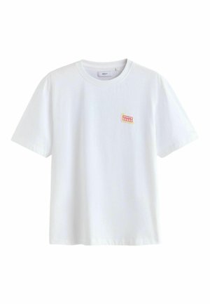 Next, REGULAR FIT - GRAPHIC SHORT SLEEVE  SET   - Pyjama - white blue