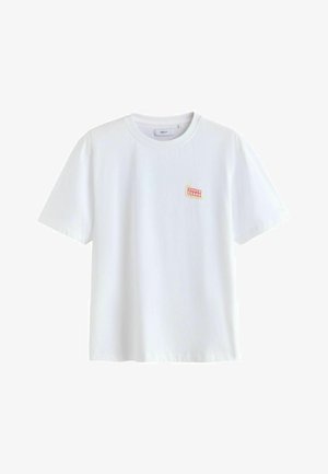 Next, REGULAR FIT - GRAPHIC SHORT SLEEVE SET - Nattøj sæt - white blue