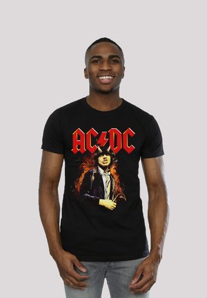 ACDC ANGUS HIGHWAY TO HELL PREMIUM ROCK METAL MUSIK BAND FAN M - Print T-shirt - black