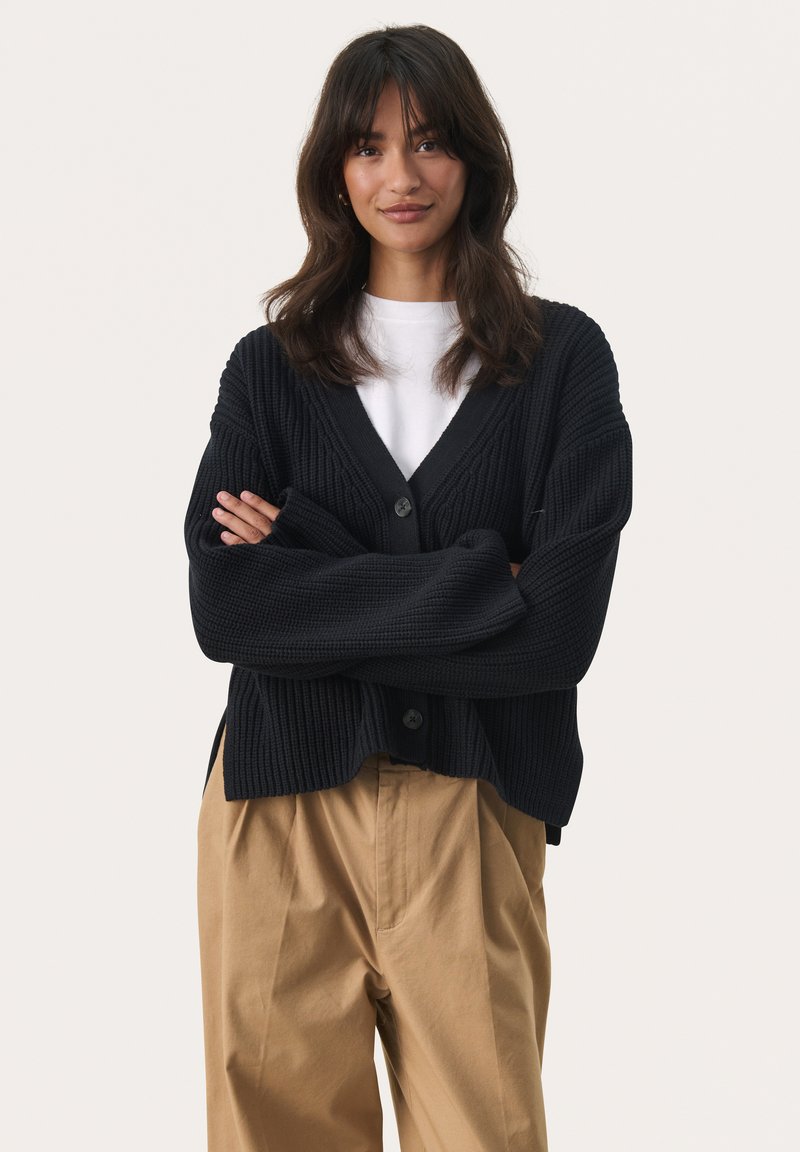 Part Two LILYANA - Kardigán - dark navy