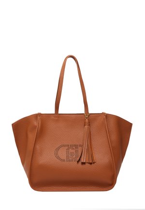 SHOPPING  - Bevásárlótáska - cognac