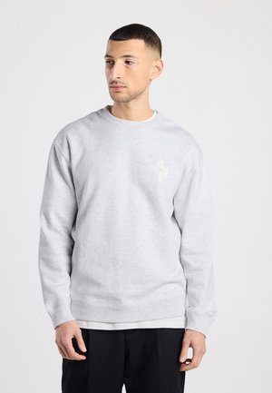 America Today, Sweatshirt - mottled light grey