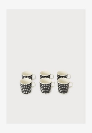 Marimekko, OIVA RÄSYMATTO MUG 6 PACK - Tazza - white/black
