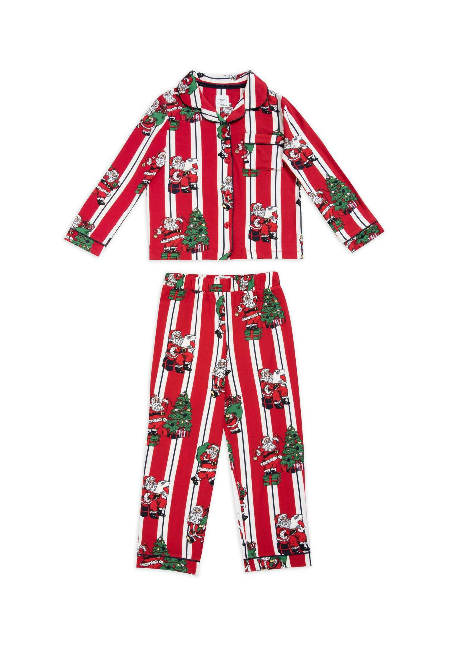 Chelsea Peers CHRISTMAS SANTA STRIPE Pyjama set red Zalando